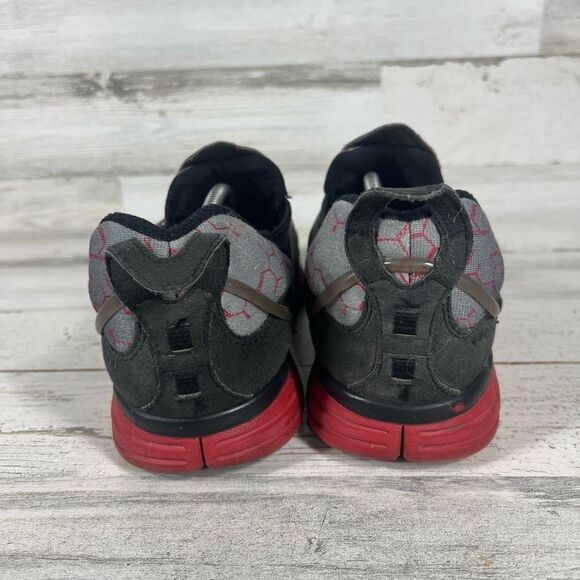 Nike Men's Kukini Free 5.0 Running Shoes Black Red 541014-006 Lace Up Size 12 US - Picture 3 of 8